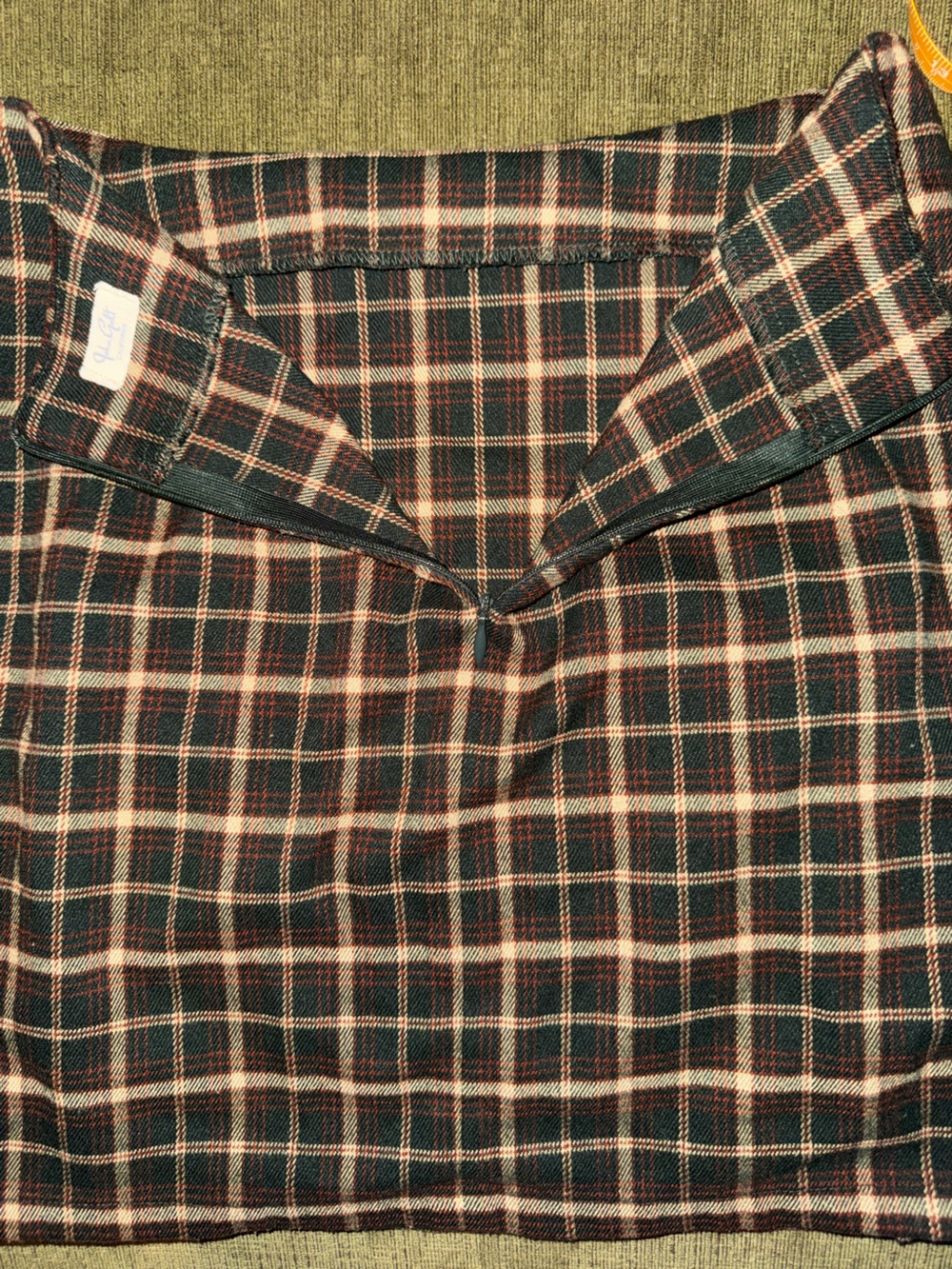 John Galt Plaid Mini Skirt - Picture 6 of 8